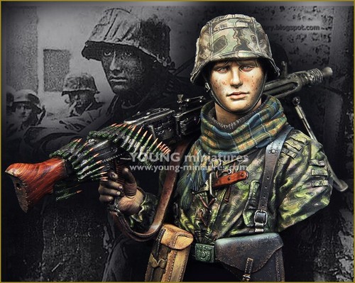 Young miniatures waffen ss - miniatures,